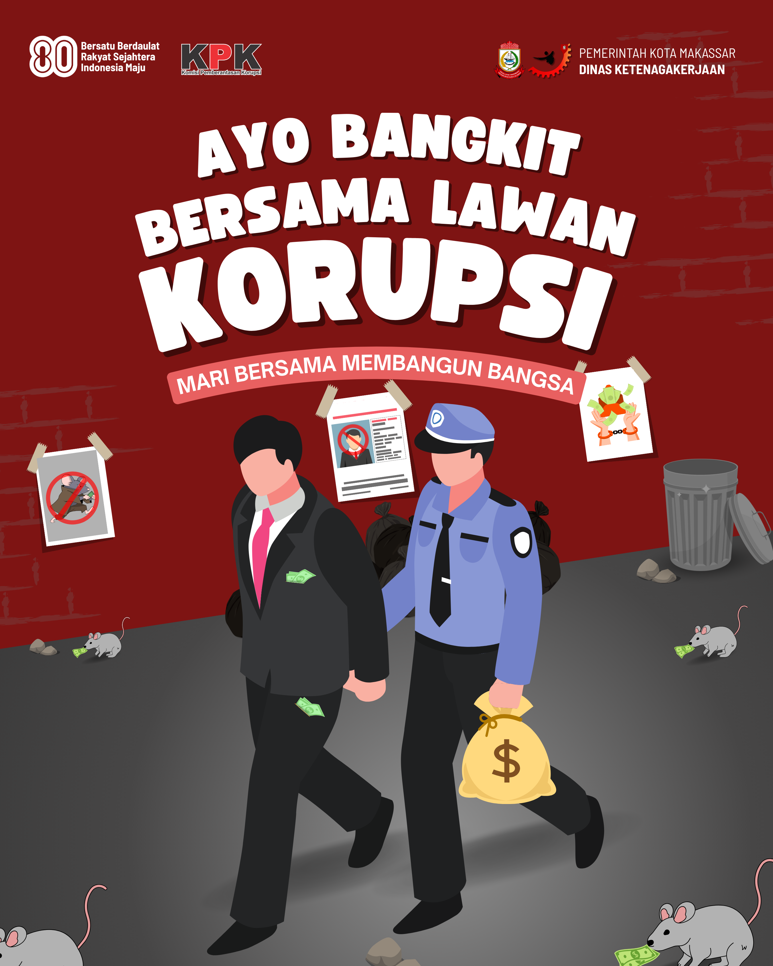Disnaker Makassar tekankan Gerakan Anti Korupsi!